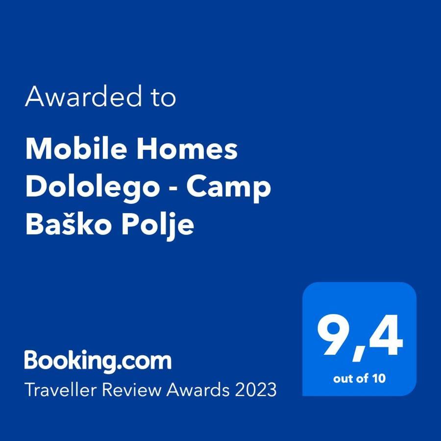 Mobile Homes Dololego - Camp Basko Polje Башка-Вода Екстер'єр фото